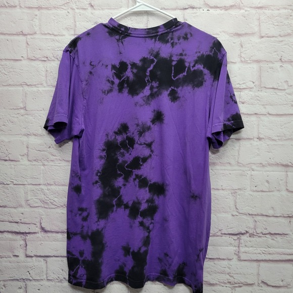 Avenged Sevenfold Deathbat Tie Dye Shirt Mens M Purple Skater Grunge Streetwear - Picture 2 of 8